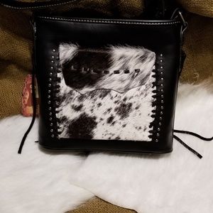 Cowhide purse